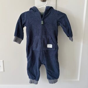 Dinosaur Fleece Hoodie Jumpsuit